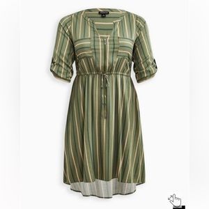 Mini challis dress